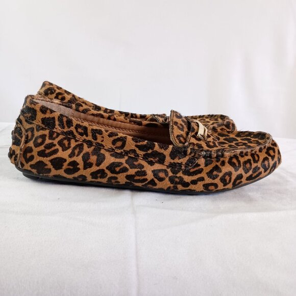 Vionic Honor Ashby Leopard Print Driving Flats Shoes size 7 - Picture 10 of 11